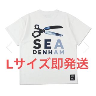 ウィンダンシー(WIND AND SEA)のウィンダンシー デンハム Tシャツ Lサイズ ホワイト 新品(Tシャツ/カットソー(半袖/袖なし))