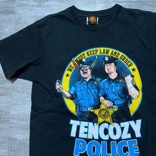 新日本プロレス TENCOZY POLICE tシャツ 天山広吉 小島聡 M(その他)