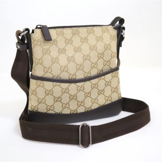 グッチ(Gucci)の【GUCCI】グッチ GGキャンバス ショルダーバッグ ベージュ 374416 527066 /md16283ar(ショルダーバッグ)