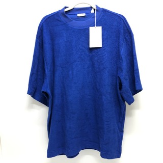 バーバリー(BURBERRY)のバーバリー BURBERRY LIGHT BLUE 8081234 パイル 半袖Ｔシャツ コットン ブルー 未使用(Tシャツ/カットソー(半袖/袖なし))