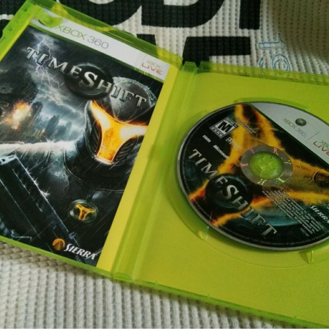 Xbox360(エックスボックス360)のXbox360 海外輸入ゲーム タイムシフト Timeshift エンタメ/ホビーのゲームソフト/ゲーム機本体(家庭用ゲームソフト)の商品写真