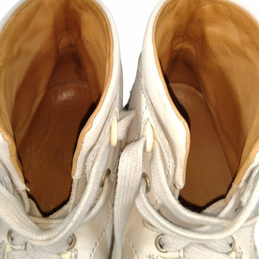 KRIS VAN ASSCHE(クリスヴァンアッシュ)のKRIS VAN ASSCHE クリスヴァンアッシュ ハイカット スニーカー シューズ ホワイト サイズ42＝27cm 正規品 / B4880 メンズの靴/シューズ(スニーカー)の商品写真