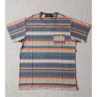 RRL - 新品*RRL*ストライプド ジャージー ポケット Tシャツ *Mダブルアールエル