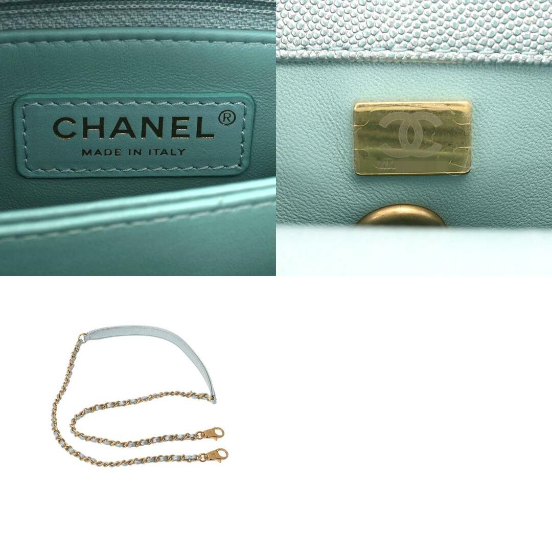 CHANEL(シャネル)のシャネル マトラッセ トップハンドル XS 2WAY ハンドバッグ メタリ レディースのバッグ(ハンドバッグ)の商品写真