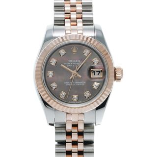 ロレックス(ROLEX)のロレックス  デイトジャスト 10Pダイヤ 腕時計(腕時計)