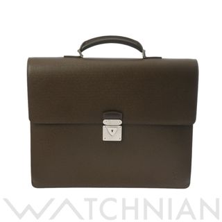 ルイヴィトン(LOUIS VUITTON)の中古 ルイ ヴィトン LOUIS VUITTON M31048 RI0075 メンズ ビジネスバッグ  タイガ グリズリ /シルバー金具 レザー(ビジネスバッグ)