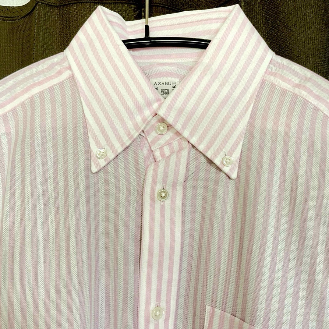 AZABU THE CUSTOM SHIRT スリムフィットシャツ 日本製 LS メンズのトップス(シャツ)の商品写真