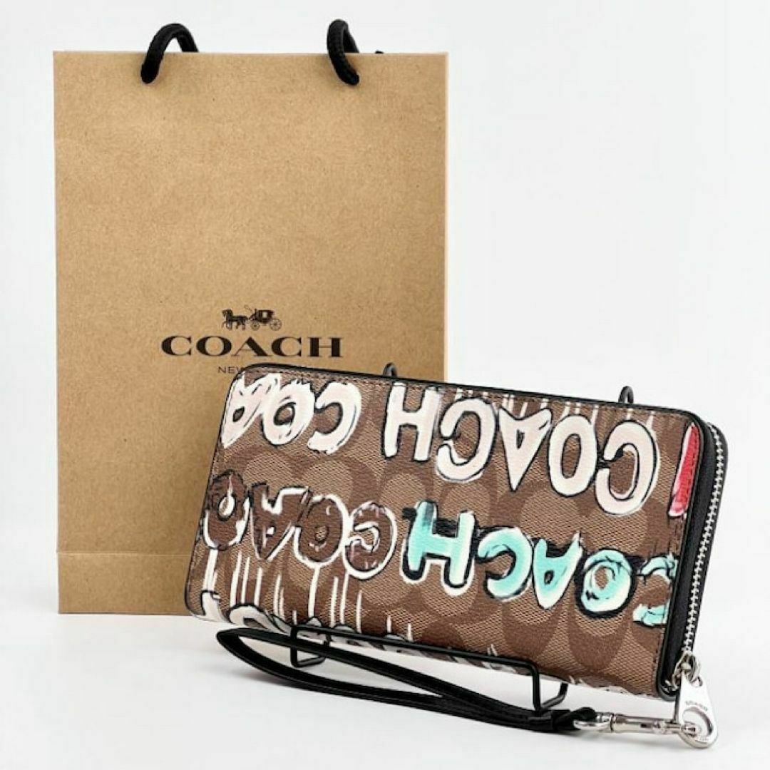 COACH - COACH×MINT & SERF コラボ 長財布 シグネチャー グラフィティ COACH - COACH×MINT & SERF コラボ 長財布 シグネチャー グラフィティ