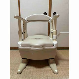 ポータブルトイレ　介護　安寿　美品(補助便座)