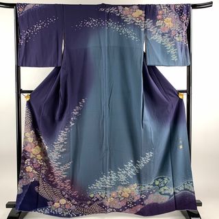 訪問着 身丈163.5cm 裄丈65.5cm 正絹 逸品 【中古】(着物)