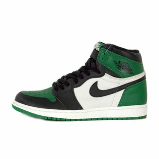 ナイキ(NIKE)のナイキ NIKE ■ 【 AIR JORDAN 1 RETRO HIGH OG Pine Green 555088 302 】 エア ジョーダン 1 レトロ ハイ パイン グリーン 2018 スニーカー　f18754(スニーカー)