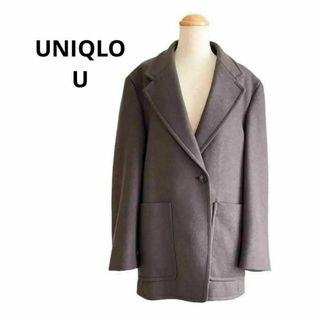 144UNIQLOユニクロユー　ウールブレンド　ジャージジャケット　Mサイズ(テーラードジャケット)