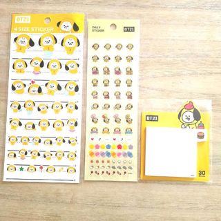 ビーティーイシビル(BT21)のBT21　 シール　ふせん　CHIMMY(キャラクターグッズ)