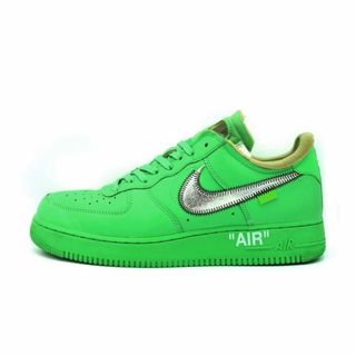 ナイキ(NIKE)のナイキ NIKE × オフホワイト OFF WHITE ■ 【 AIR FORCE 1 LOW Brooklyn Light Green Spark DX1419 300 】 エア フォース 1 ロー ブルックリン ライトグリーンスパーク スニーカー s2842(スニーカー)