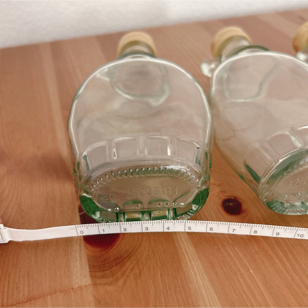 【空き瓶】メープルシロップの瓶3本セット ハンドメイドの素材/材料(その他)の商品写真