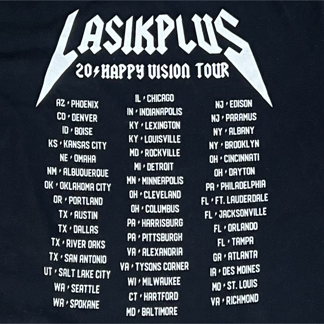 GILDAN(ギルタン)のLASIKPLUS 20 HAPPY VISION TOUR Tシャツ メンズのトップス(Tシャツ/カットソー(半袖/袖なし))の商品写真