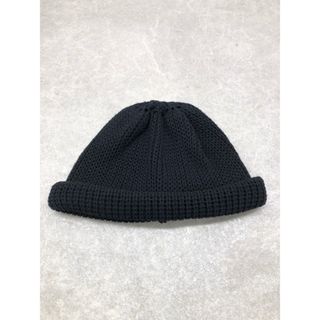 クーティー(COOTIE)のCOOTIE(クーティー) CTE-23A503 Silk Lowguage Roll Up Beanie シルク ローゲージ ロールアップ ビーニー ブラック ニット帽 【B0443-007】(ニット帽/ビーニー)