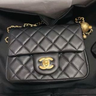 CHANEL - シャネル チェーンショルダーバッグ ミニマトラッセ  ラムスキン レシート