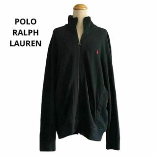 ポロラルフローレン(POLO RALPH LAUREN)の124ポロラルフローレン　ジップハイネックスウェット　ブラック系　XLサイズ(スウェット)