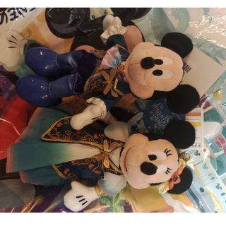 ディズニー(Disney)の★DISNEY RESORT 新品タグ付き お顔厳選 ペア(キャラクターグッズ)