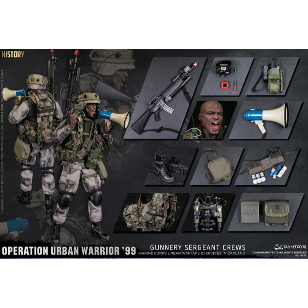 DAMTOYS78080アメリカ海兵隊アーバンウォリアー作戦クルース一等軍曹 DAMTOYS78080アメリカ海兵隊アーバンウォリアー作戦クルース一等軍曹