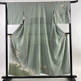 訪問着 身丈154cm 裄丈66cm 正絹 逸品 【中古】(着物)