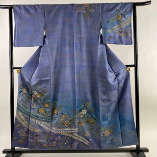 訪問着 身丈154.5cm 裄丈63cm 正絹 逸品 【中古】(着物)