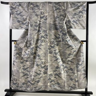 大島紬 身丈156.5cm 裄丈68cm 正絹 美品 逸品 【中古】(着物)