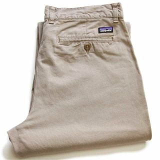 パタゴニア(patagonia)のpatagoniaパタゴニア オーガニックコットン キャンバス パンツ ASHT 34★アウトドア キャンプ クライミング アッシュタン(その他)