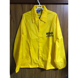 【80s】USA製 champion NCAAコーチジャケット イエロー