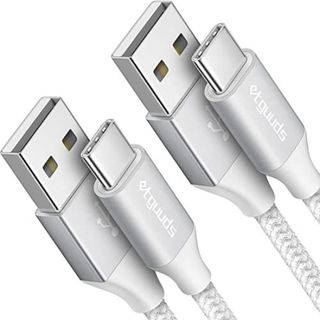 USB Type C ケーブル ホワイト 1m 急速充電  ケーブル 白 高速(PCパーツ)