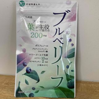 九州産ブルーベリー ブルベリーフ　エキス200mg 60粒 期限2025.06(その他)