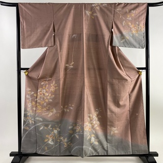 訪問着 身丈160cm 裄丈64cm 正絹 美品 逸品 【中古】(着物)