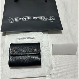 クロムハーツ(Chrome Hearts)の超美品！2021年購入！クロムハーツ ウェーブミニウォレット 財布(折り財布)