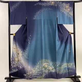 訪問着 身丈158cm 裄丈65cm 正絹 美品 逸品 【中古】(着物)