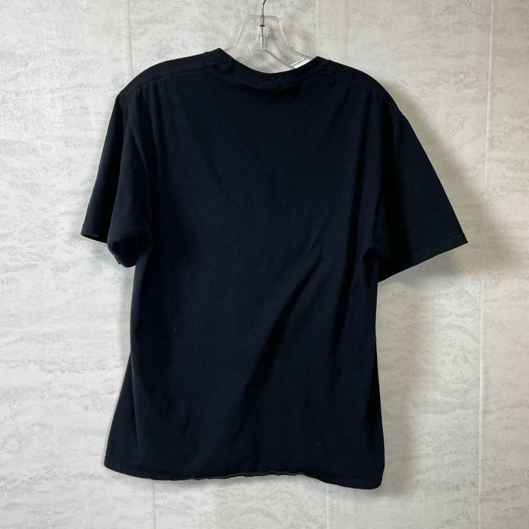 半袖Ｔシャツ　いけない葉っぱ　サイズＭ　黒ブラック　ラスタカラー　メンズ　古着 メンズのトップス(Tシャツ/カットソー(半袖/袖なし))の商品写真