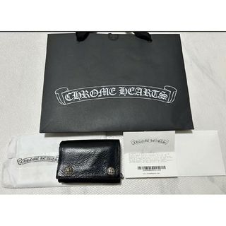 クロムハーツ(Chrome Hearts)の美品！クロムハーツ 3フォールドウォレット 財布(折り財布)