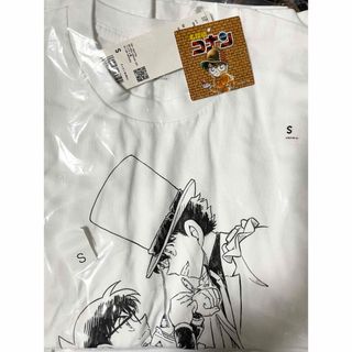 ユニクロ(UNIQLO)の【新品未着用】名探偵コナン×ユニクロTシャツ　江戸川コナン＆怪盗キッド　Sサイズ(Tシャツ(半袖/袖なし))