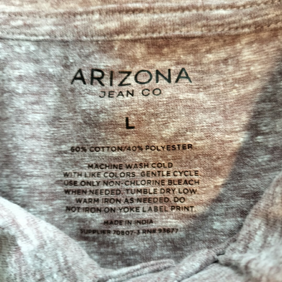 【C203】USA古着 半袖ポロシャツ ARIZONA 薄手 霜降り メンズのトップス(ポロシャツ)の商品写真