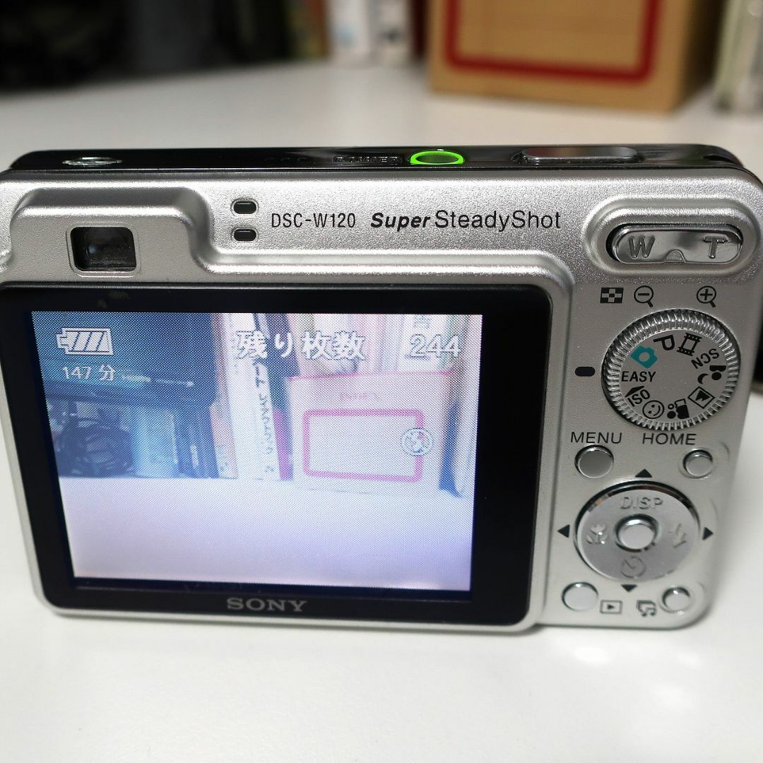 SONY Cyber-shot DSC-W120 充電器、メモリカードセット SONY Cyber-shot DSC-W120 充電器、メモリカードセット
