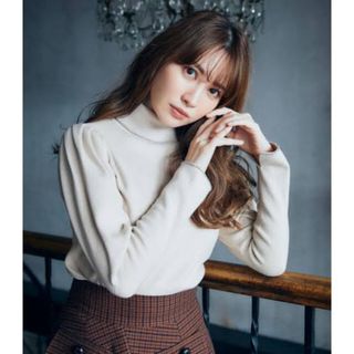 ハーリップトゥ(Her lip to)のherlipto Crystal turtleneck knit(ニット/セーター)