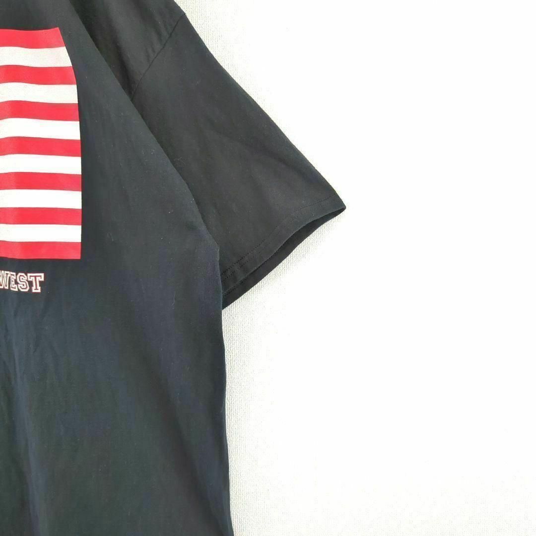 Hanes(ヘインズ)のTシャツ アメリカ 2XL オーバーサイズ ビッグプリント ブラック 半袖 メンズのトップス(Tシャツ/カットソー(半袖/袖なし))の商品写真