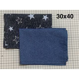 [25]ランチョンマット　ランチマット　ハンドメイド　30x40 2枚セット(外出用品)