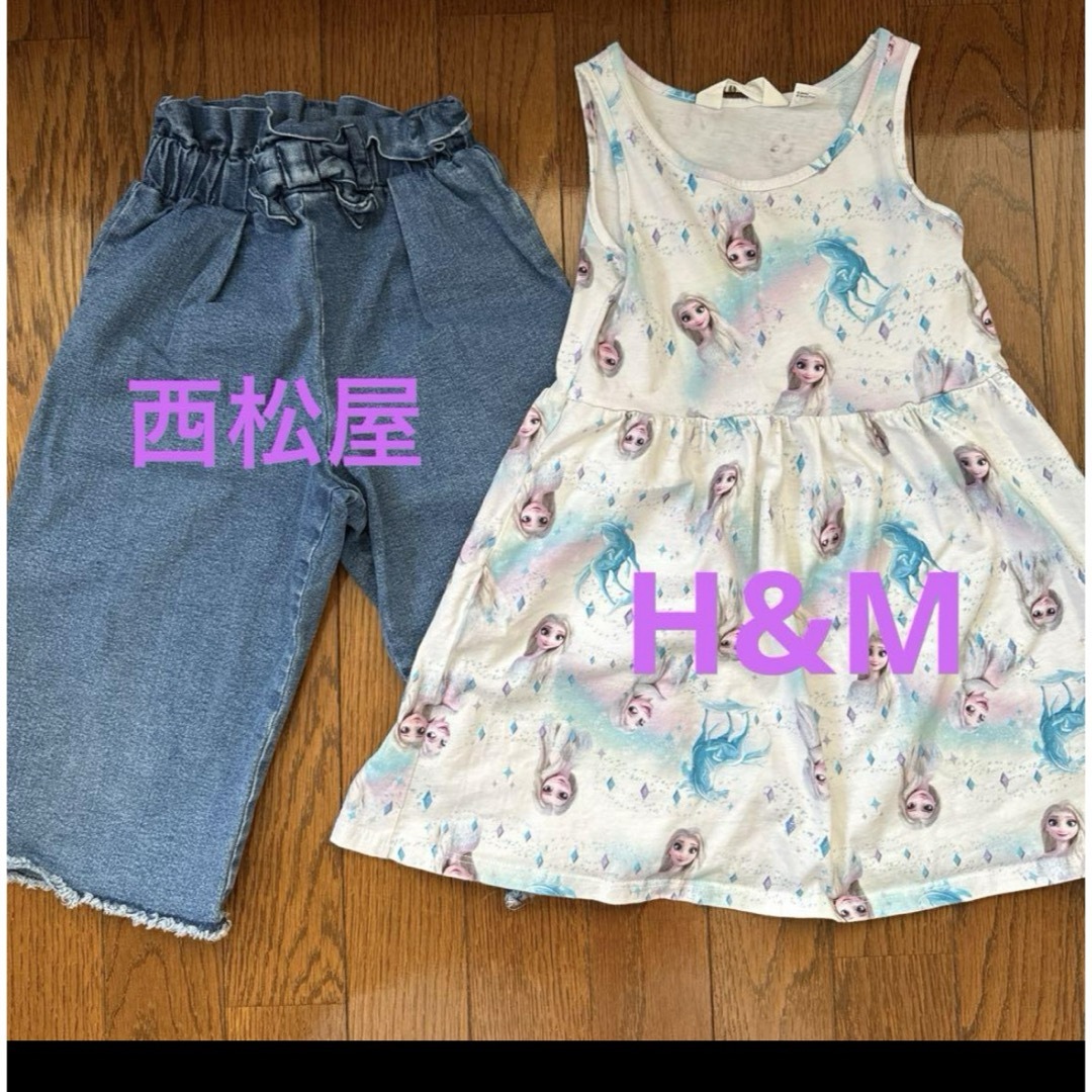 女の子服110cmまとめ売り9点 キッズ/ベビー/マタニティのキッズ服女の子用(90cm~)(Tシャツ/カットソー)の商品写真