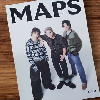 MAPS JAPAN 創刊号（日本版）表紙：Number_i(ファッション)