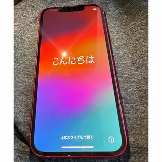 アイフォーン(iPhone)のiPhone13mini レッド　256GB(スマートフォン本体)