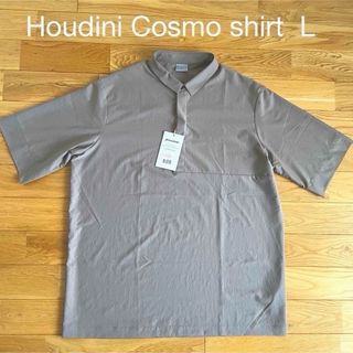 フディーニ(HOUDINI)の美品  Houdini Cosmo shirt  L  / グレーブラウン(シャツ)