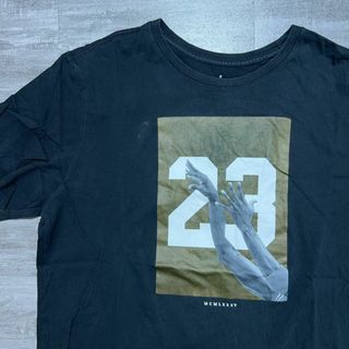 ジョーダン(Jordan Brand（NIKE）)のJORDAN ジョーダン プリントTシャツ メンズXL 黒 ブラック NIKE(Tシャツ/カットソー(半袖/袖なし))