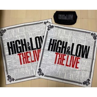 HIGH&LOW THE LIVE バンダナ ポーチ セット ハイロー セット(アイドルグッズ)