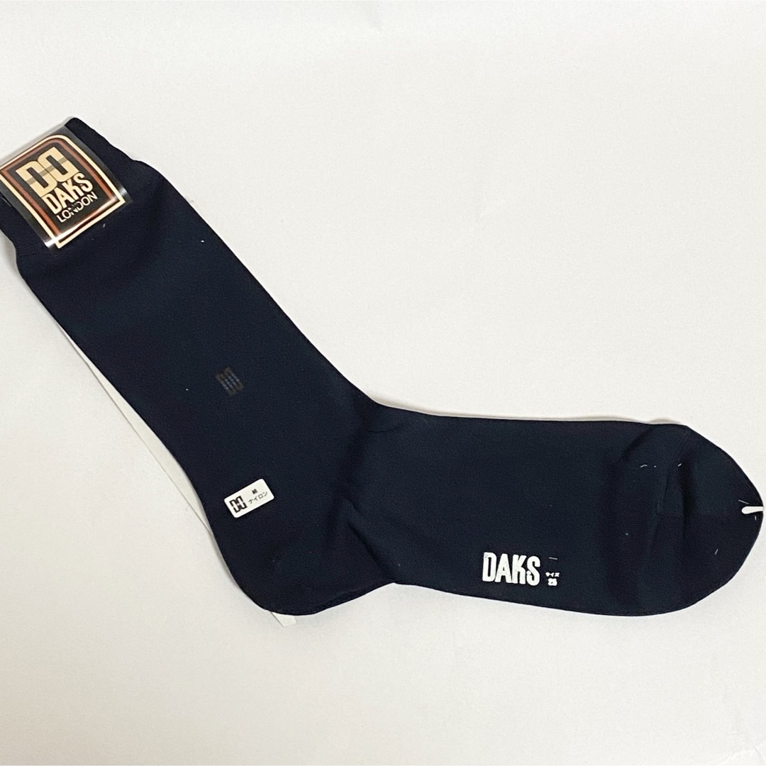 DAKS(ダックス)の新品・未使用 DAKS ダックス 紳士ソックス 25cm ブラック メンズのレッグウェア(ソックス)の商品写真